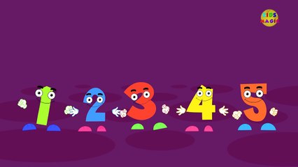 Дети подсчет для номер пение Песня песни в морж 1-10 |