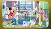 Cinco Pequeños Mickey Mouse Clubhouse Bebé Amigos Saltando en la Cama