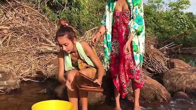 village food factory - amazing girl cooking in wild _ Asian food
