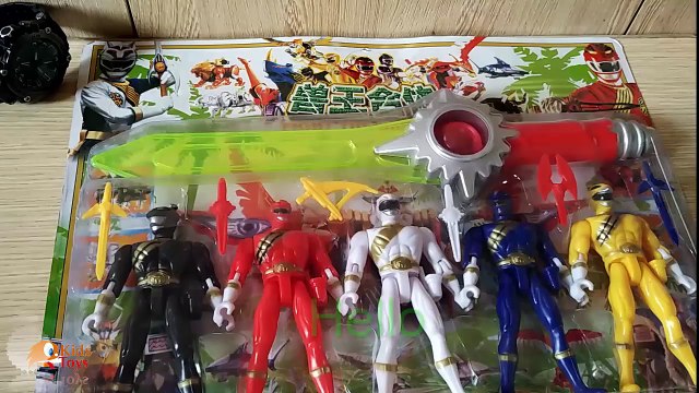 Học tiếng anh cùng với 5 anh em siêu nhân | Đồ chơi trẻ em nhiều màu sắc | Gaoranger