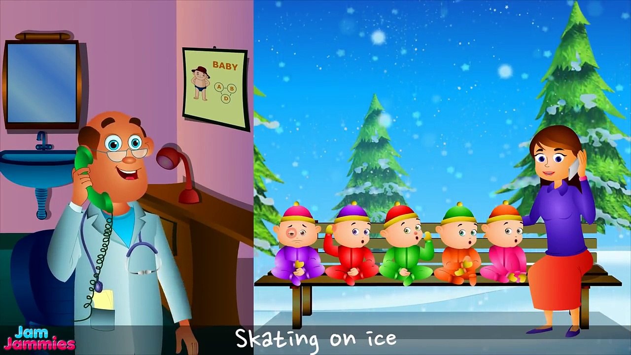 Five Little Babies Bathing In A Tub | Nursery Rhymes And Kids Songs | Zool Babies Fun Song