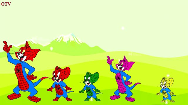 И мультфильм Семья палец Ф.О. Ф.О. Джерри питомник рифмы Песня песни человек-паук