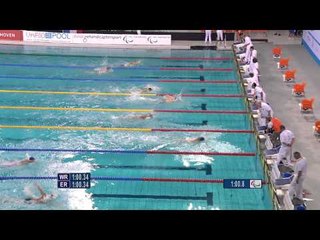 Men's 100m freestyle S7 | Final | 2014 IPC Swimming European Championships Eindhoven