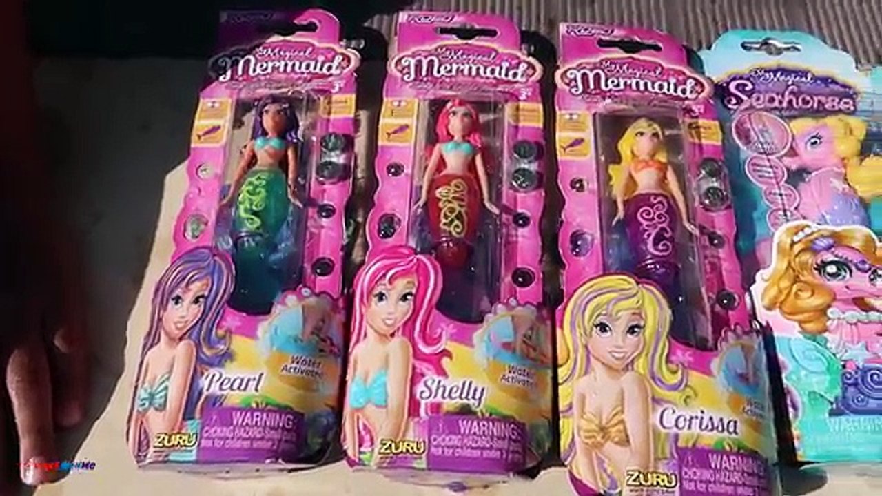 ORBEEZ POOL!! Kids Swimming With Magical Mermaids & Seahorse Surprise Toy Opening