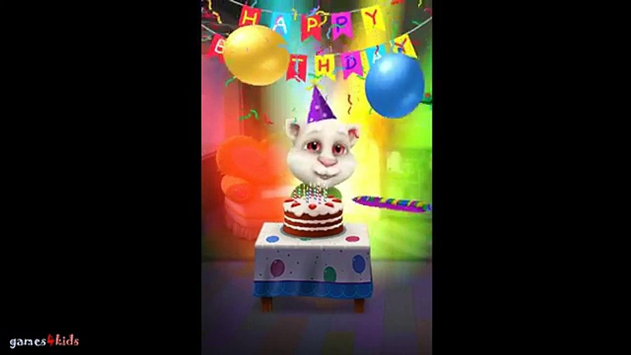 My talking cat TOM 13 level tween size funny gameplay for kids
