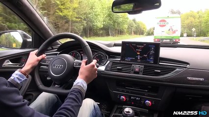 Audi RS6 C7 OnBoard Accelerations and Exhaust Revs