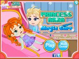Congelado Princesa Elsa y Anna, las Lesiones y el Cuidado del Bebé de la Princesa de Disney, Juegos para Niños