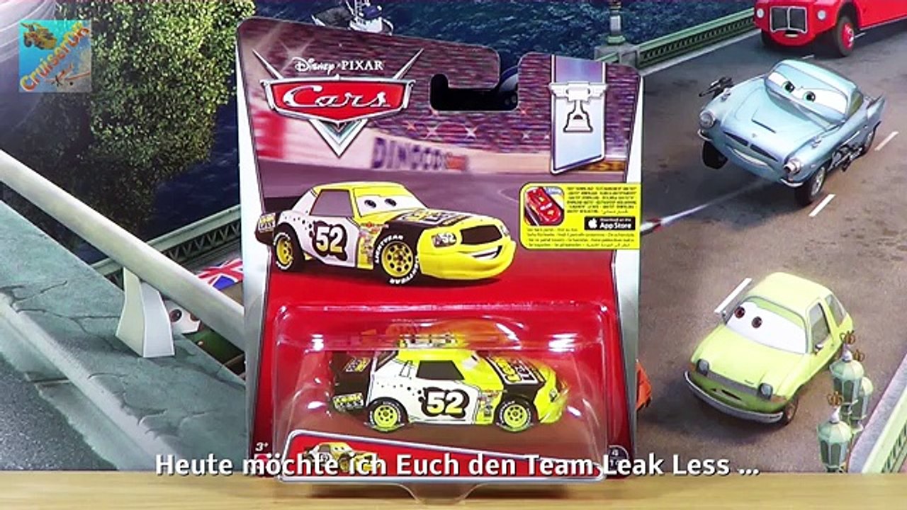 CLAUDE SCRUGGS, LEAK LESS, NEW 2016 CARS MATTEL PISTON CUP DISNEY PIXAR DIECAST UNBOXING R