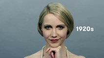 100 years of Russian women beauty