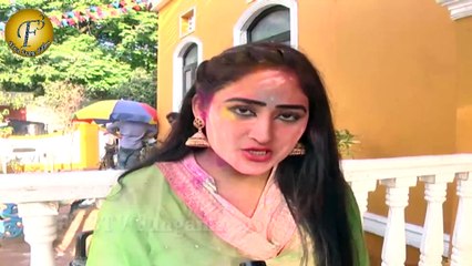 CHIDIYA GHAR - होली मना रही है - TV SHOW ON LOCATION