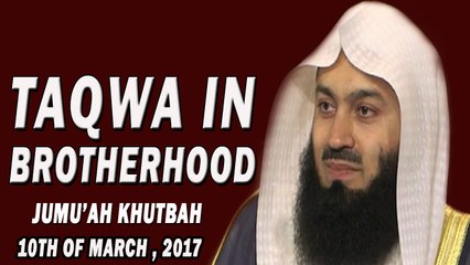 Ummah of The Prophet Muhammed (S) | Mufti Menk | Jumu’ah Khutbah