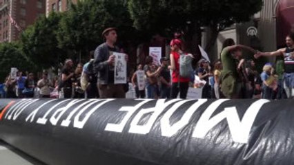 Dakota Access" Boru Hattı Protesto Edildi - Los