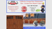 Garage Door Maintenance & Installation Tips by Calgary Garage Door Repair