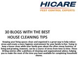 30 BLOGS WITH THE BEST HOUSE CLEANING TIPS