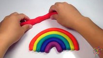 Play Doh Arco Iris Rizos Arcilla Para Modelar Animales Moldes De Diversión Y Creatividad A Los Niños A Aprender Los Colores Juegan