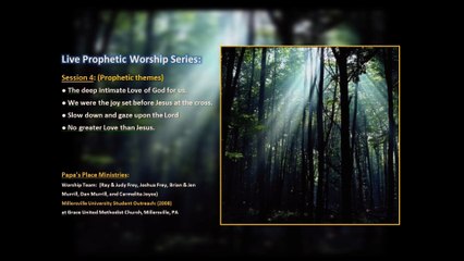 Millersville University Prophetic Worship-Session 4