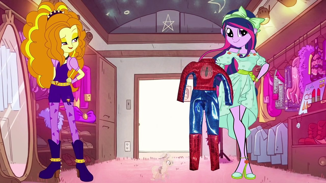 My Little Pony MLP Equestria Girls Transforms with Animation Spiderman Love Story Real Life