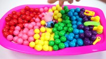 Balloon Pop Surprise Toys Learn Colors Bubble Gum Peppa Pig Family Bath Time-3qWHZKDK4ZE
