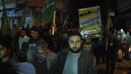 Israil'in "Ezan Yasağı" Yasa Tasarısına Karşı Gösteri Düzenlendi