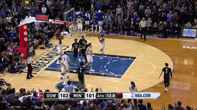 Andrew Wiggins Game Winner Warriors vs Timberwolves 3.10.17 16-17 NBA Season