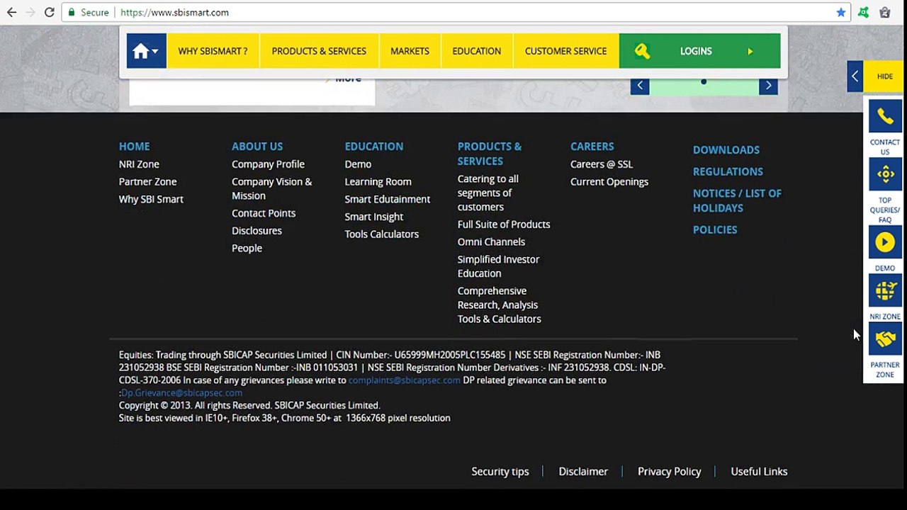 SBICATSEC File download for Bank account Modification