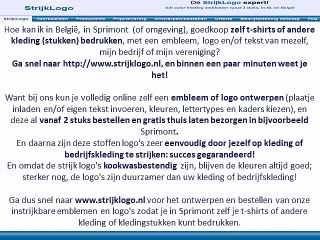 Zelf kleding bedrukken Sprimont