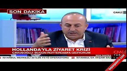 Çavuşoğlu Hollanda'ya rest çekti
