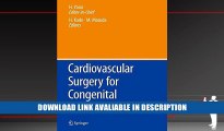eBook Free Cardiovascular Surgery for Congenital Heart Disease By