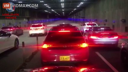 Illegal Race In A Tunnel Goes Wrong