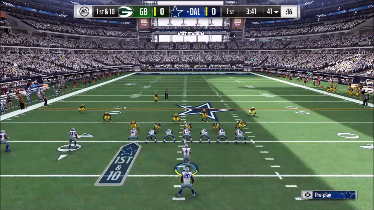 TD McFadden vs Green Bay Madden NFL 17
