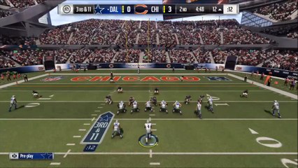TD Dunbar vs Chicago Madden NFL 17