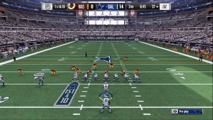 TD Elliott vs Washington D.C Madden NFL 17