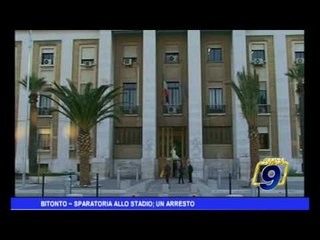 Bitonto  | Sparatoria allo stadio, un arresto