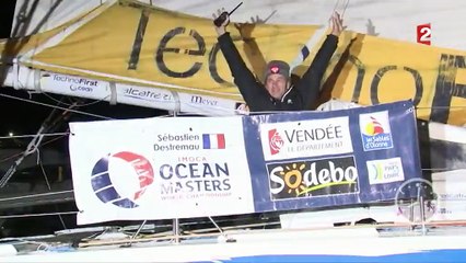 Vendée Globe : "C'est une monstrueuse victoire", souffle Sébastien Destremau, dernier de la course