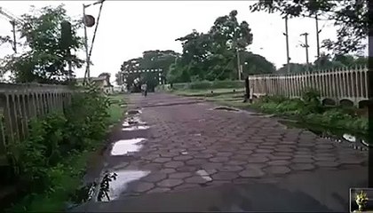 Ghost Spotted on Railway Tracks!! Real ghost caught on camera