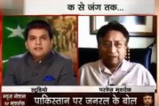 Musharraf blasts Indian TV anchor