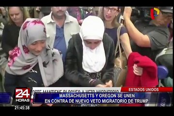EEUU: Massachusetts y Oregón se unen en contra del veto migratorio