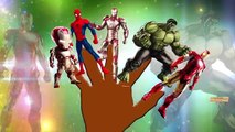 Ironman Family Finger Family Children Nursery Rhymes | Spiderman Hulk Family Finger Family Rhymes