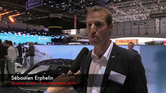 Salon de l'auto de Genève : l'Alpine A110