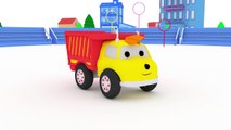 Play bowling and learn colors with Ethan the dump truck | Educational cartoon for children