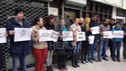 Gazetarët e rajonit në mbështetje të gazetarëve të Maqedonisë
