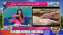 sanam baloch ko doctor nay chicken khanay se mana diya...