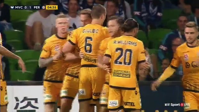 Diego Castro Goal | Australia A-League | Melbourne Victory 0-1 Perth Glory