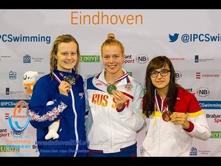 Women's 200m individual medley SM12 | Victory Ceremony | 2014 IPC Swimming European Championships