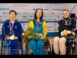 Women's 100m backstroke S2 (S1-2) | Victory Ceremony | 2014 IPC Swimming European Championships