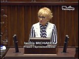 Poseł Iwona Michałek - Wystąpienie z dnia 09 marca 2017 roku.