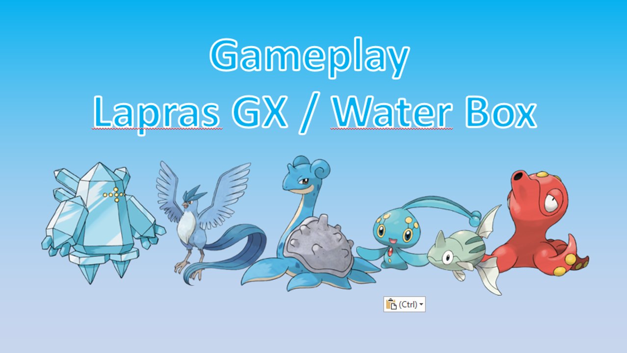 Gameplay - Lapras GX