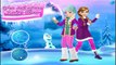Дисней замороженные Эльза и Анна зима весело замороженные Принцесса видео Игры для девушки