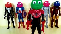Captain america vs Iron man, venom, spiderman, ultron Toys, #Titanheroseries #SE4K