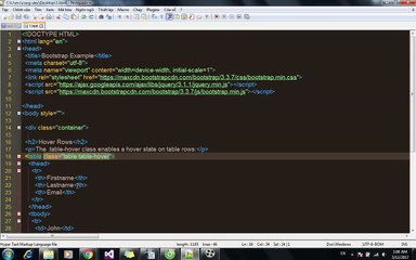 Lophocvitinh.COM***Tự học Bootstrap - Phần cơ bản - Bài 04 - Định dạng bảng